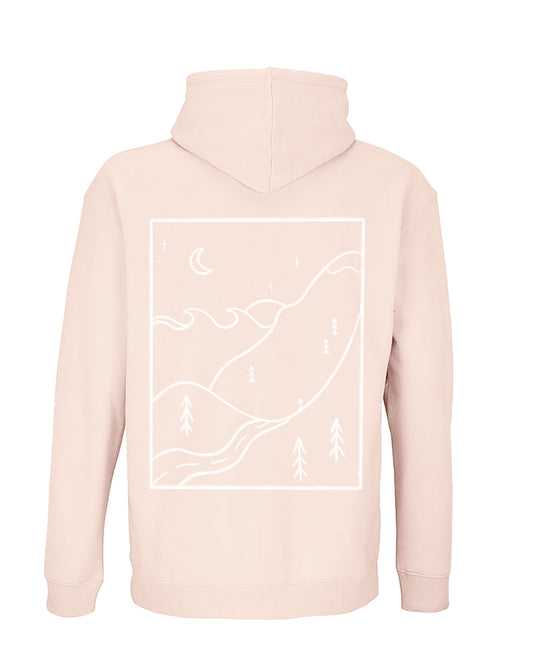 Hoodie Rose Crémeux