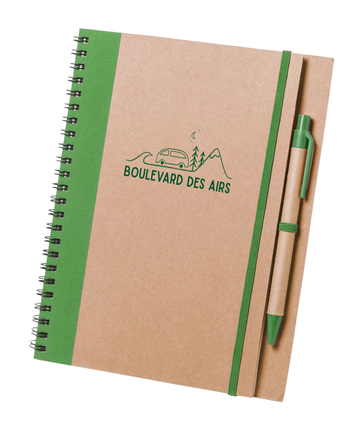 Carnet & stylo recyclés