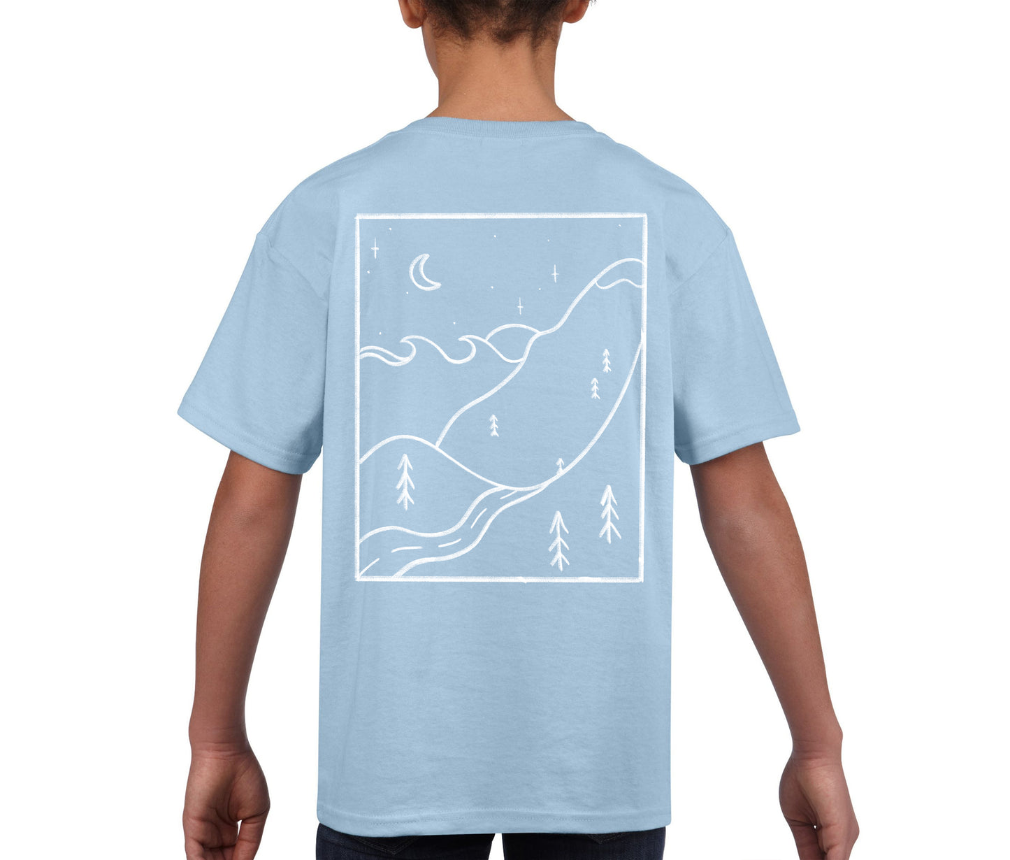 Tee-shirt enfant bleu